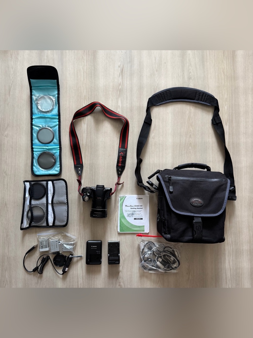 Canon Powershot SX40 HS 12.1MP 35x Zoom Camera W/ OEM Charger & Battery | Tested